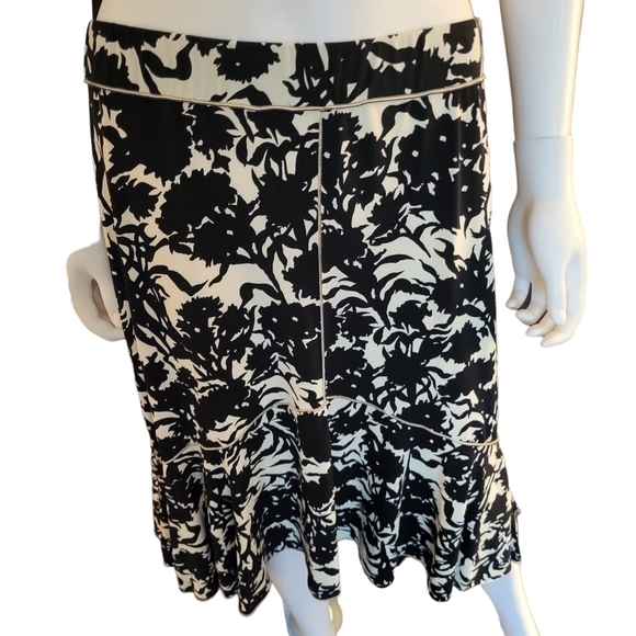 Studio M Skirt Black White L - Picture 1 of 2